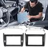 Dashboard Mounting Adapter 9 Inch Radio Dash Kit for Volkswagen 2014, Car Stereo Navigation Fascia Panel Center Control Trim with Brackets Screws,
