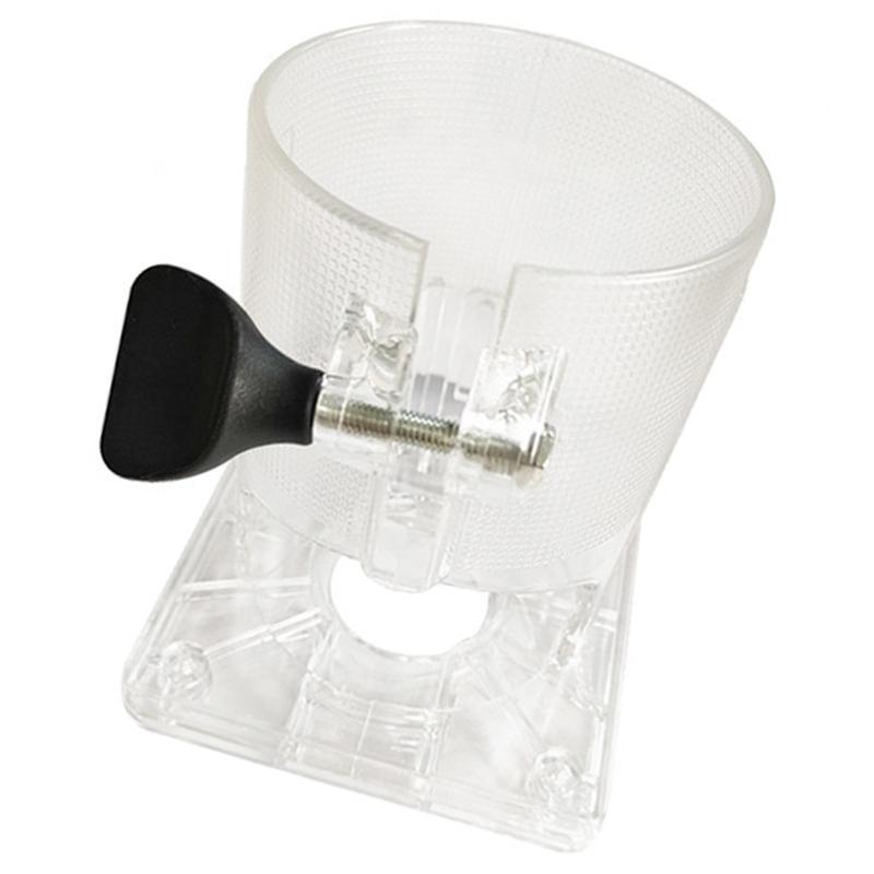 Transparent Router Base Cover Improves Cutting Precise for Woodwork and Crafting
