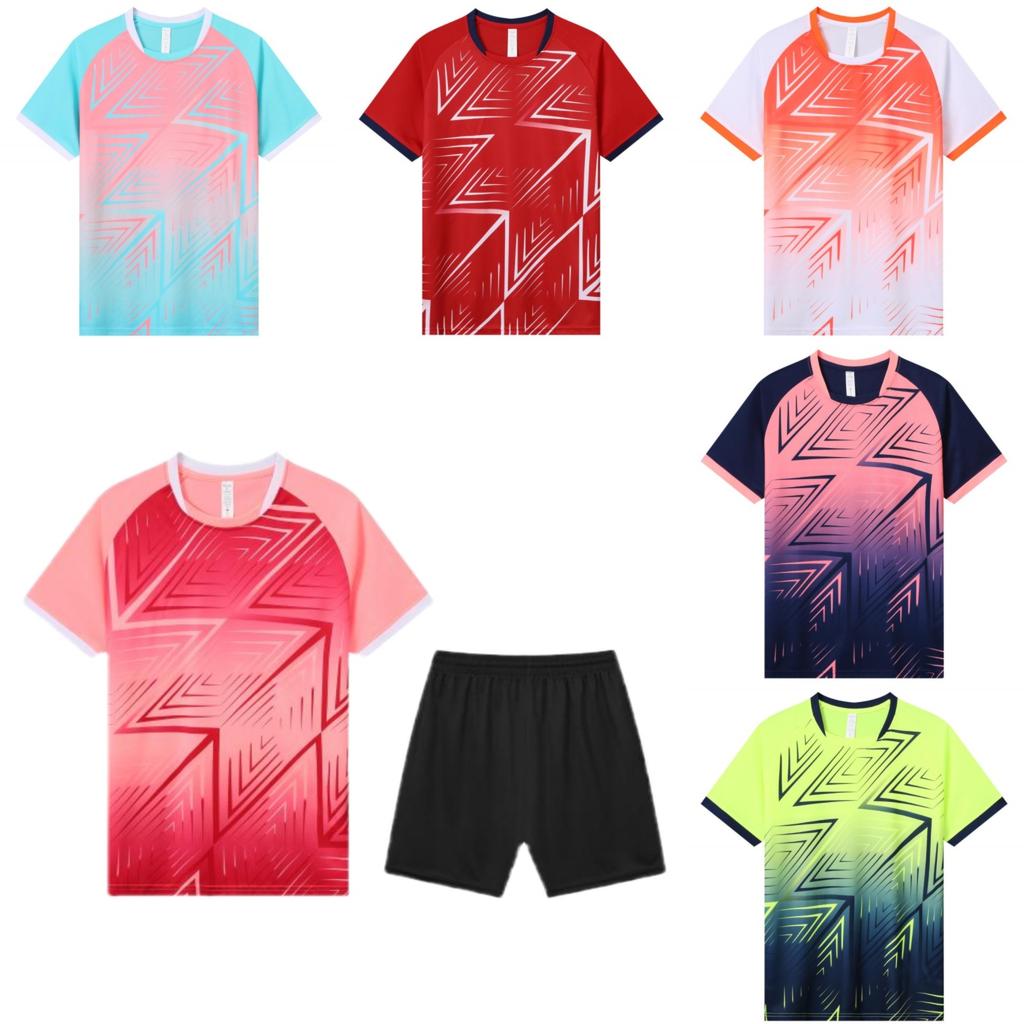 Football Suit, Boys And Girls Game Training Suit, Adult Sports Jersey, Short-Sleeved Quick-Drying Sportswear