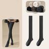 Damen Oberschenkelhohe Socken Dehnbare Gerippte Überknie-Socken Selbsterwärmende Atmungsaktive Stiefelstrümpfe für Dating Party Streetwear