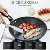 12-inch Nonstick Frying Pan Cooking Skillet with Lid No Toxic Egg Omelette Frying Pan Wok Pan with Heat-Resistant Handle