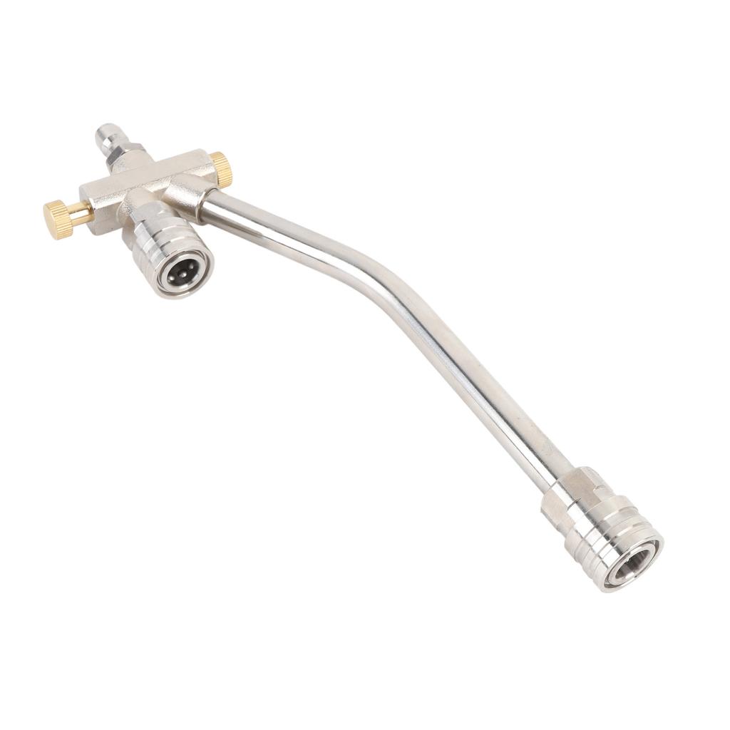 Dual Connector Accessory for Pressure Washer Foam Cannon 1 4 Inch Quick Connect Double Tip Attachment for Car