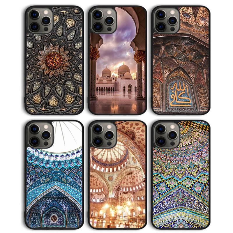 Islam Muslim Mosque Phone Case Back Cover for iPhone 17 Air 16 15 14 13 11 12 Pro Max PlusS Shell Coque