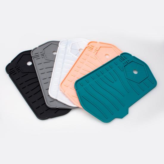 Faydalı Çift taraflı Mevcut Isı Yalıtımı Kalınlaşmış Mutfak Musluk Su Tutucu Mat Otel Su Tutucu Mat için