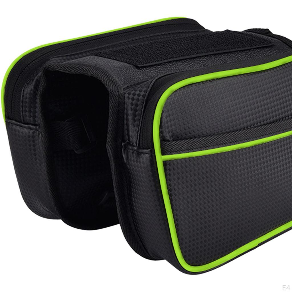 Bicycle Bag Touch Screen Phone Holder Front Frame Waterproof Bike