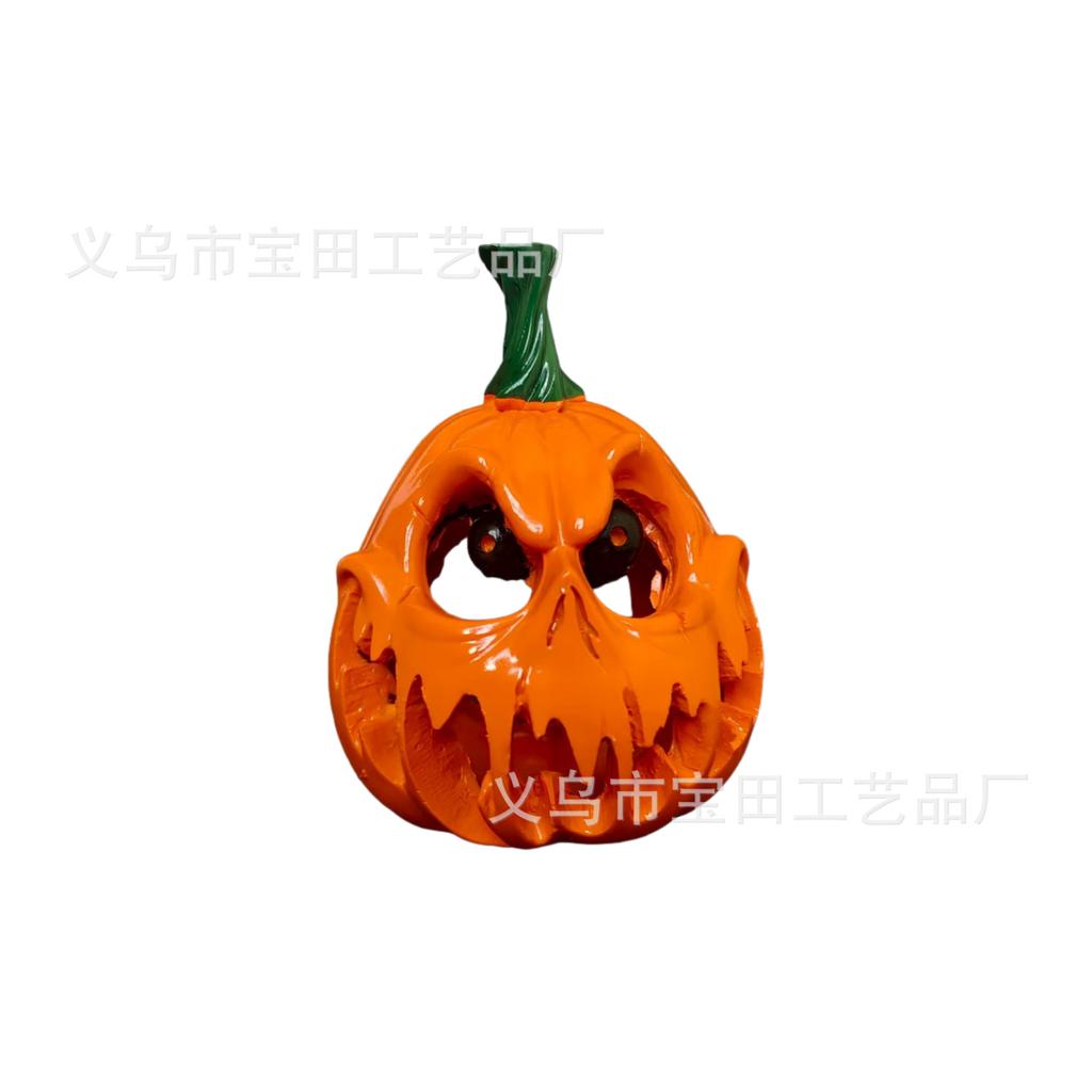 New Product Statue Pumpkin Ghost Dog Candlestick Incense Burner Home Decoration Party Atmosphere Resin Ornament