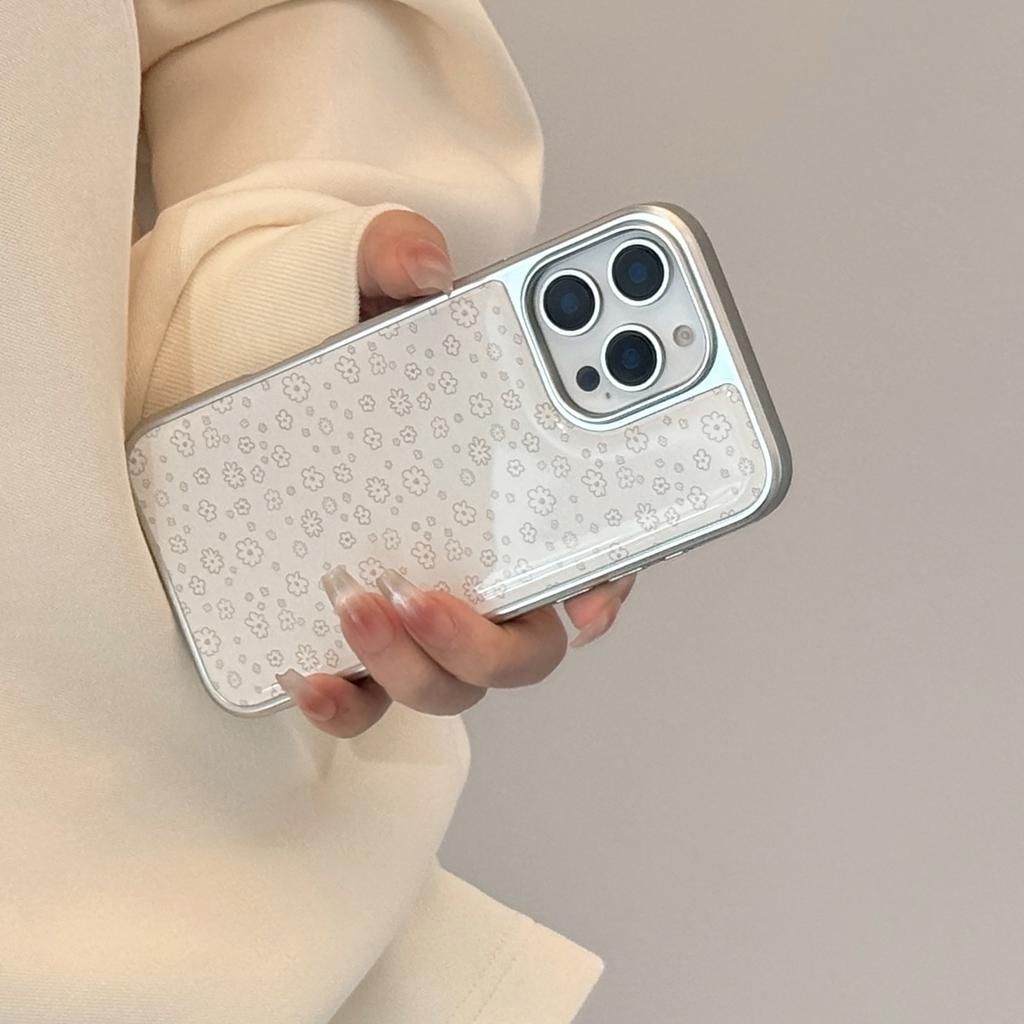 Simple Temperament Flowers Suitable for 16 Apple 15 Promax Mobile Phone Case Iphone 14 Drop Glue 1315 Huawei