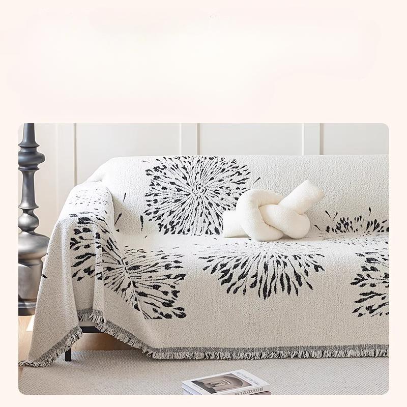 Chenille High-end Sofa Towel, Universal Sofa Cushion Cover for All Seasons, Anti-cat Scratch Sofa Cover Cloth, Full Cover Sofa Blanket