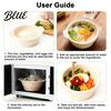 Reusable Air Fryer Steaming Accessory Foldable Silicone Microwave Steamer Collapsible Steamer Bowl Nonstick Easy Clean Steam Insert Heat-Resistant