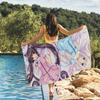 Anime Nekopara Kawaii Towel Quick Drying Beach Towels Are Suitable For Swimming Pools Camping Yoga And The Gym