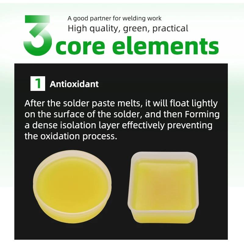 Solder Paste Rosin Flux Rosin Paste Soldering Flux for Electronics No Clean Flux for Soldering Electronic Circuit Boards