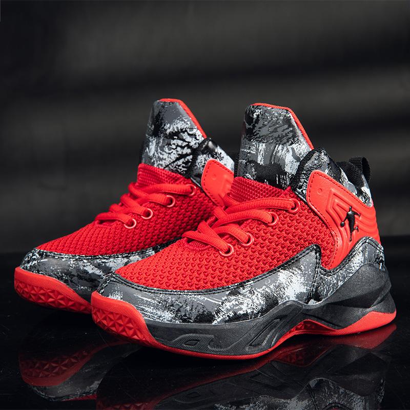 2023 neue Mode Kinder Bequeme Basketball Schuhe Sport Laufschuhe Turnschuhe Kinder Stiefel