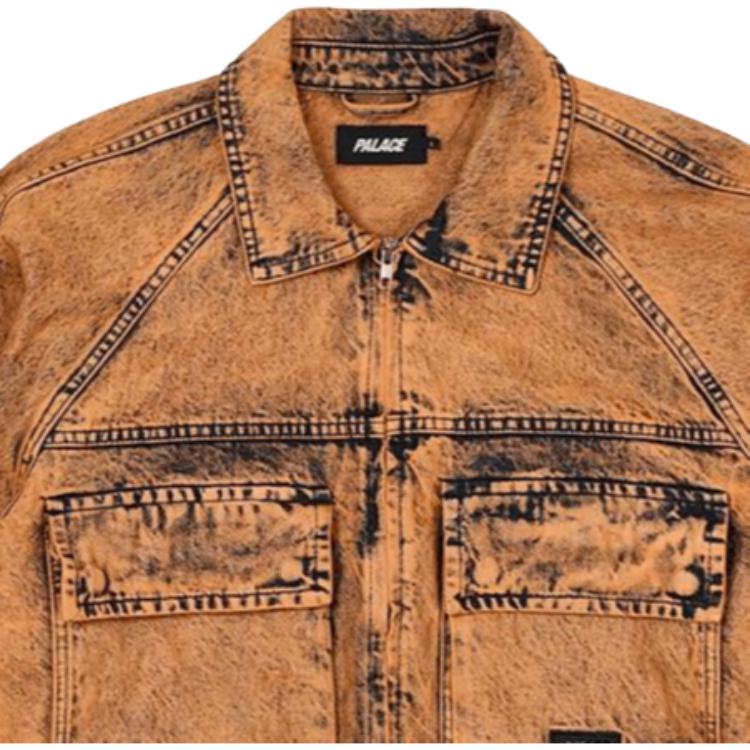 Palace Acid Jacket Rust Unisex Outerwear Orange P24JK086