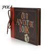 Travel Recollection Keepsake Album DIY Photo Album, Scrapbook Hardcover Paper Memory Book for Large Blank Page Journal Weddings Anniversaries