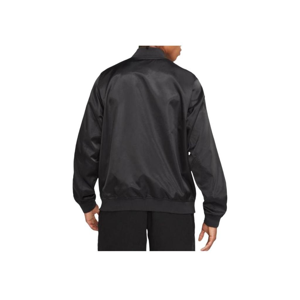 Jordan Paris Saint-Germain Jednobarevná fotbalová mikina na zip Pánské topy Černá CV3288-010