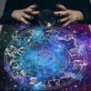 Square Flannel Tarot Altar Cloth Card Board Game Astrology Oracles Card Pad Table Cover Card Mat Divination Tablecloth