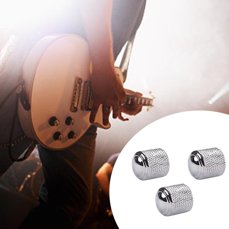 Aluminum Alloys Basses Guitar Knobs Durability Ergonomic Electric Guitar Knobs Basses Guitar Part