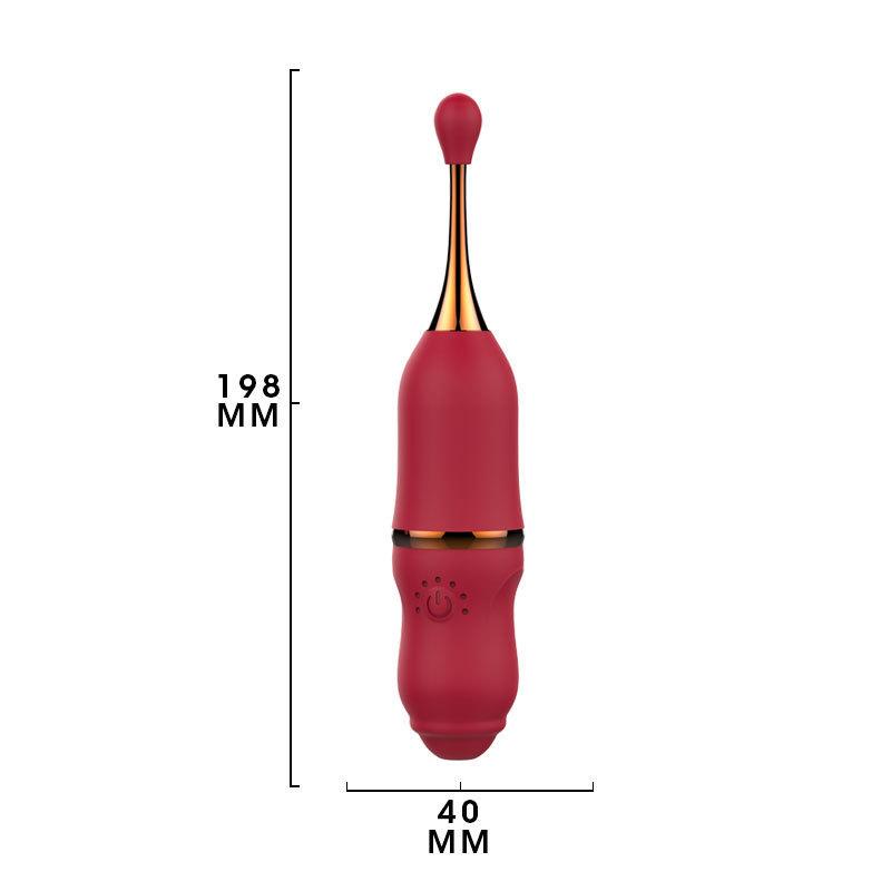 Neues Flirtgerät, Ultraschall-Sexspielzeug, austauschbarer weiblicher Hochfrequenz-Mehrkopfmasturbator, Point- und Tide-Stift, zweiter und Tide-Stift