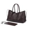 Borsa tote in pura trama a mano da donna design di nicchia di alta gamma borsa a doppio uso madre e figlio borsa a tracolla singola a tracolla