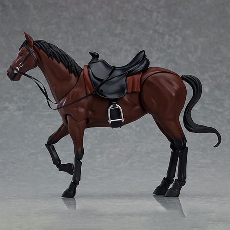 Domestic High-Quality Version Of Joint Reinforced Figma Horse 2.0 Version Plain White Horse Brown Horse Hands-On Miniature Decoration Piece