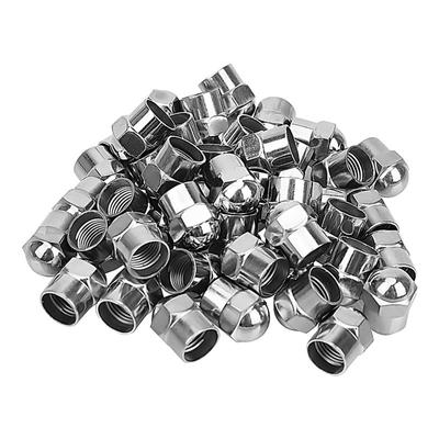 20/50Pcs Car Tyre Air Pressure Caps Car Wheel Tire Valve Stem Cap Plastic Chrome Plated Tire Accessories Universal Airtight Cover