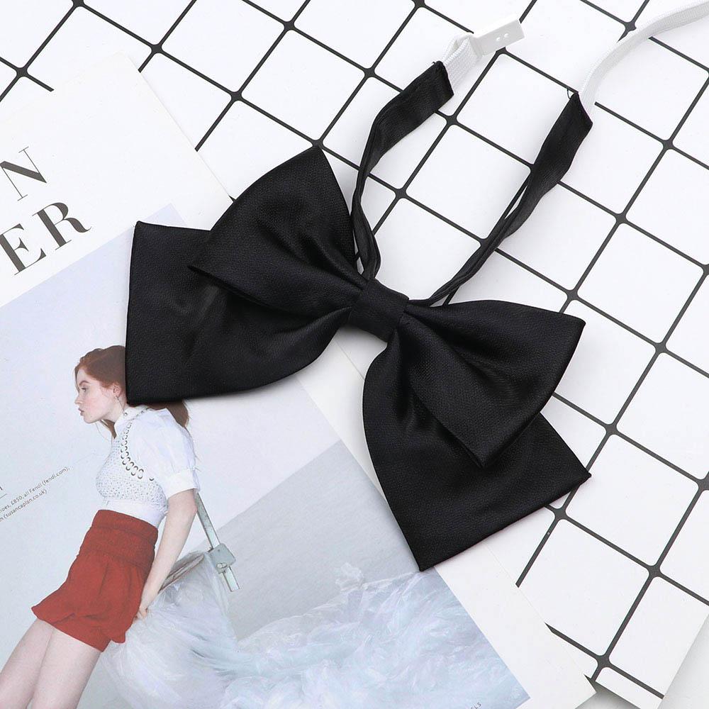 Perfect Match Colorful Women‘S Shirts Bowtie Ladies Girl School Wedding Party Bowknot Pink Bule Black Classic Butterfly Knot Suits Accessories