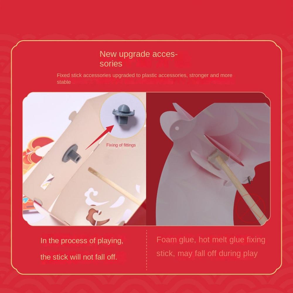 Handmade Dragon Dance Lantern DIY Craft Festival Lantern Material Kit  Kindergarten