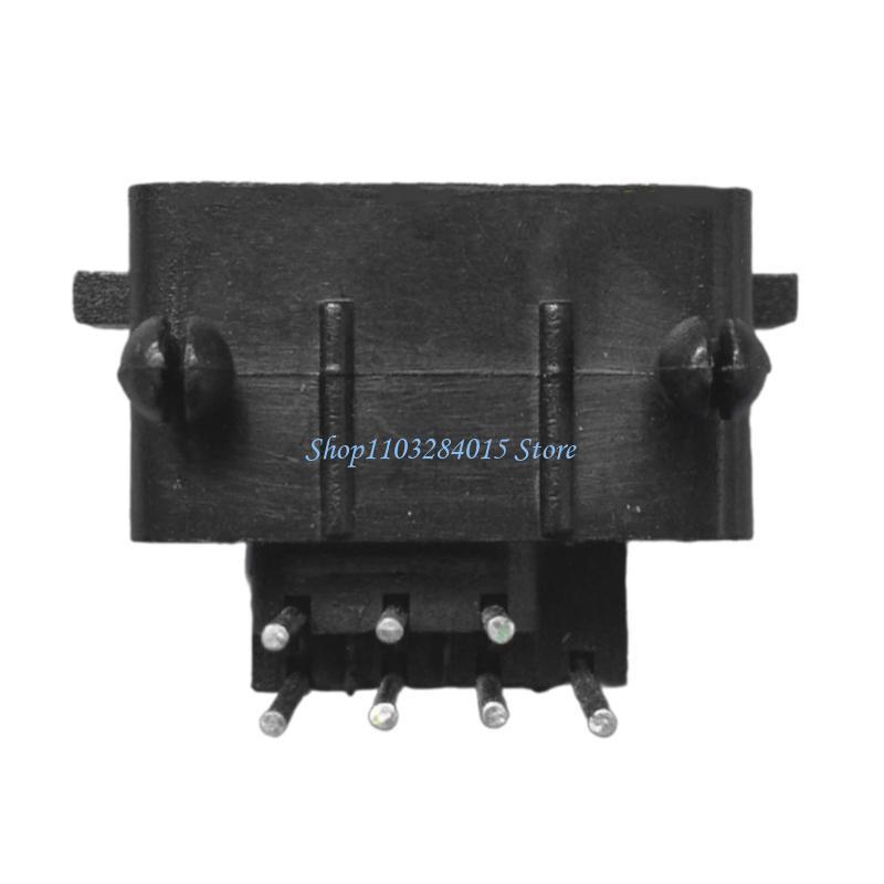 R6FF 7 Pin Female Connector Socket Slot 90 Degree for Game Consoles Controllers