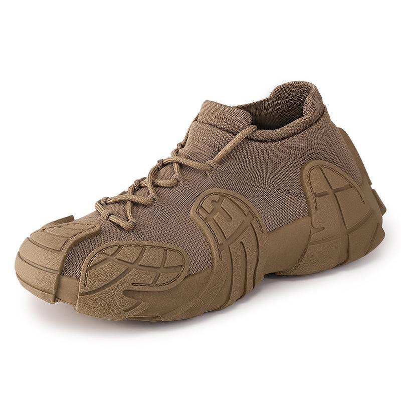 Sports shoes men's versatile summer new octopus coconut platform fly-woven casual shoes large size men's shoes