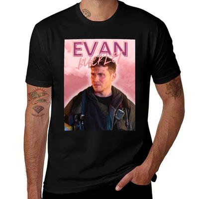 Evan Buckley, 9-1-1 T-Shirt T Shirts for Man Pack White Man T Shirts Cotton T-Shirt