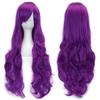 Heat Resistance Long Curly Hair 80cm Women Wave Hairpiece Universal Anime Cosplay Wigs  Halloween