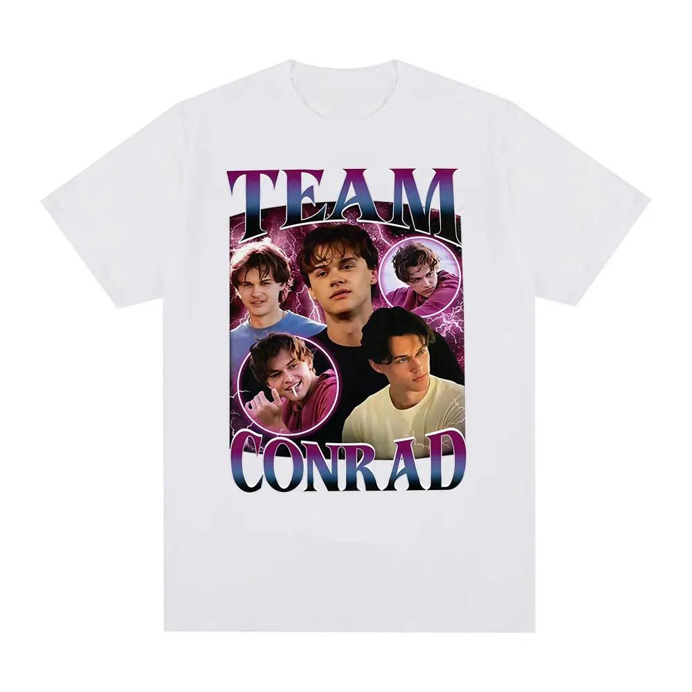 Fashion Team Conrad Cousins Beach Vintage Graphic T-Shirt Clothing Fashion Graphic T-shirt Men's and Women's Casual Loose Tops