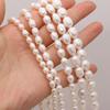 1String, AA Natural Freshwater Pearls, Handcrafted Rice-shaped Pearl Beads for DIY Necklaces, Jewelry Making Supplies 36cm