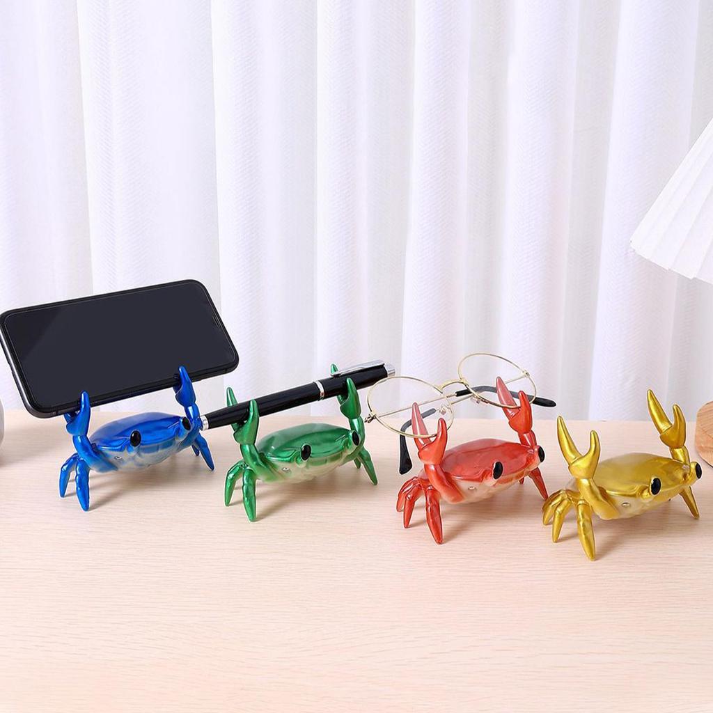 1pc Crab Shaped Art Decoration, Cartoon Animal Shaped Multifunction Decorative Object For Home Decoration