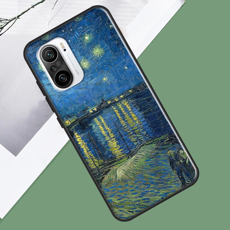 Van Gogh Art Oil Painting Case For Xiaomi 15 13 14 Ultra 13T 14T 15T Pro 17 Pro Max POCO F7 F5 F6 X5 X6 X7 Pro Cover