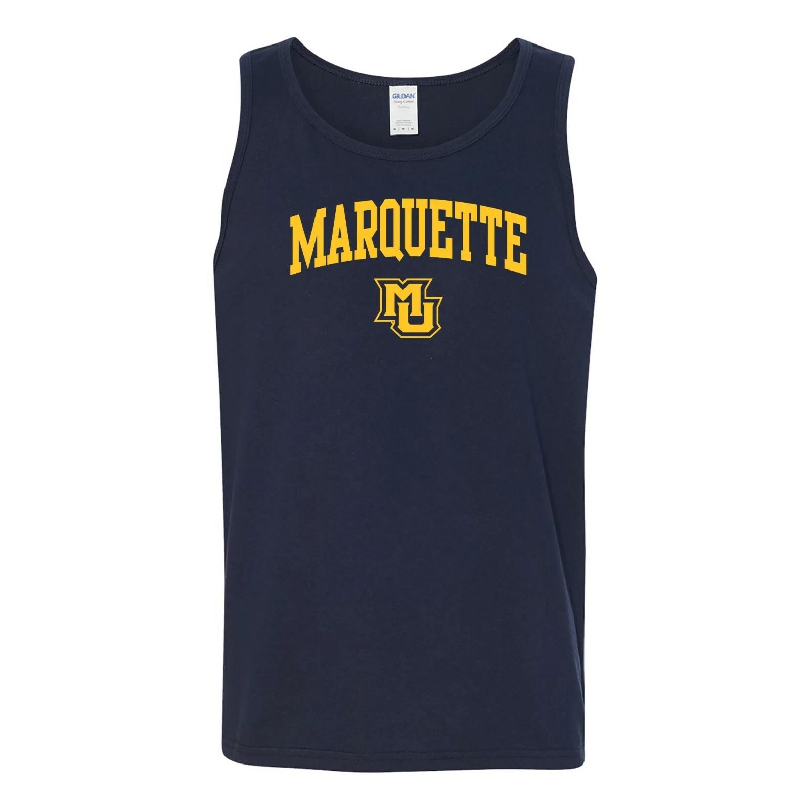 Marquette Golden Eagles Arch Logo Tank Top - Navy S