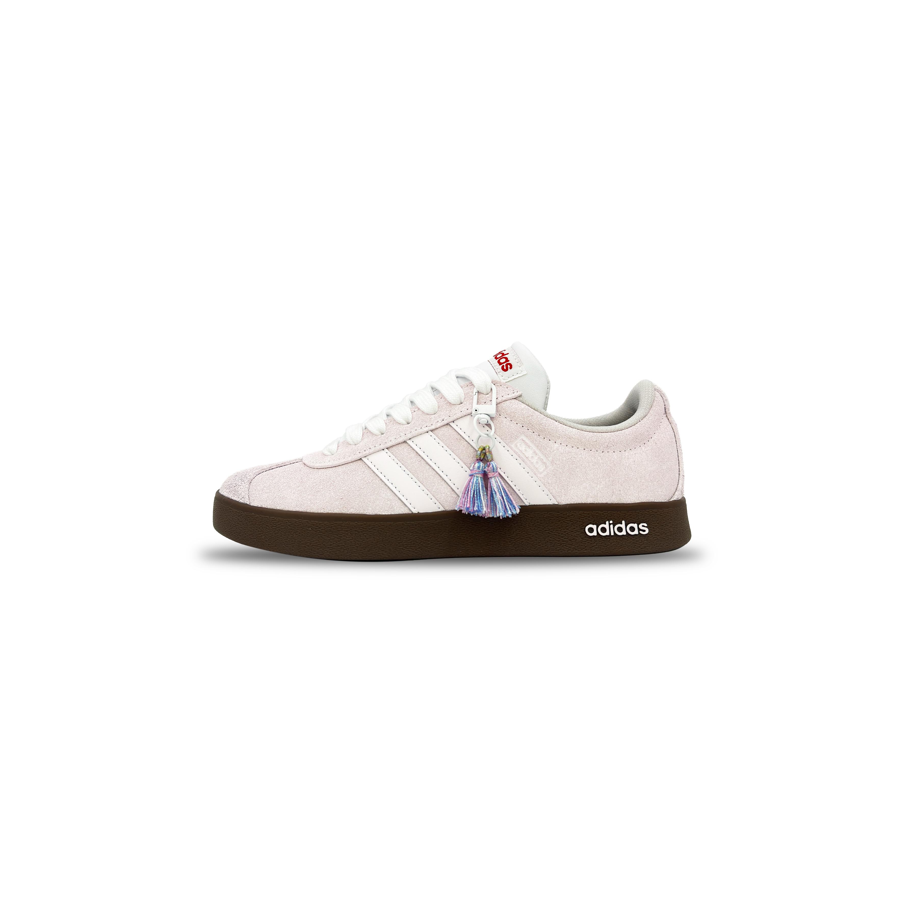 

Adidas Neo VL Court 2.0 YIMING Manufacturing, Spring Peach Pink Balance Slip Resistant Low top Skateboard Shoes Unisex HQ1802(Team653-) 40⅔