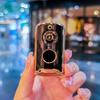 Plating Tpu Remote Key Fob Case For Yamaha Nvx Nvx155 Xmax Xmax300 Qbix Aerox Jauns 2 Button Smart Motor Key Cover