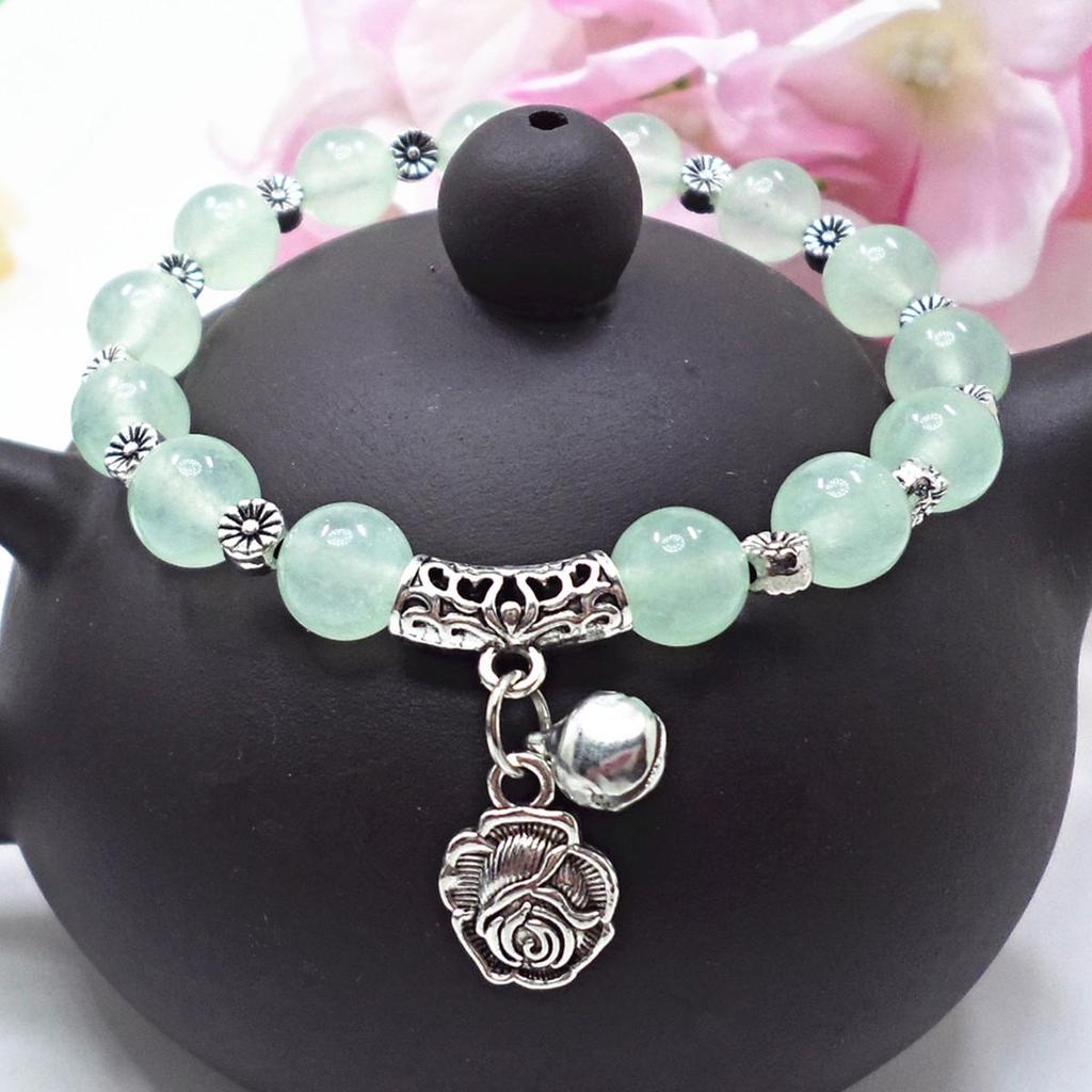 Red Agate Crystal Beaded Bracelet for Women - Handcrafted Couple Jewelry