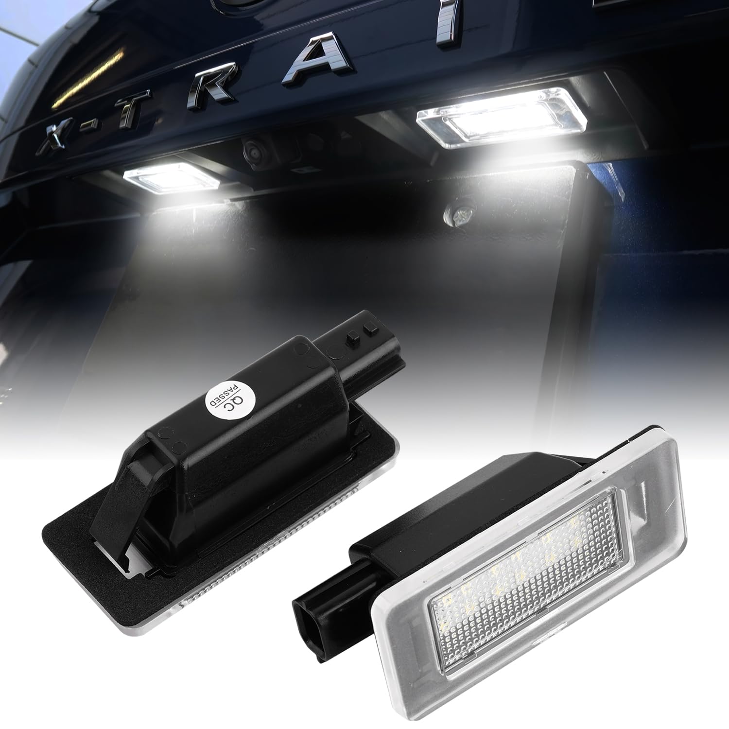 

Kotesoto Новый X-Trail T33 Светодиодная лампа номерного знака, Serena C27 Светодиодная лампа номерного знака, X-Trail LED number light белый