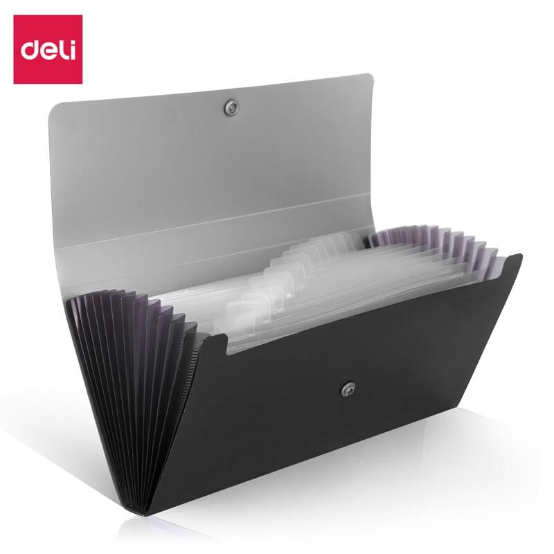 Deli A6 13-Pocket Accordion File Organizer