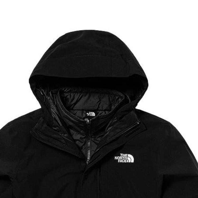 THE NORTH FACE Windbreaker Jackets Men's Black Hooded Moderate NF0A5B2X-JK3