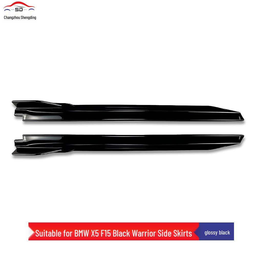 Compatible with BMW X5 (2014-2018) F15 Black Warrior Side Skirt Modification Parts.
