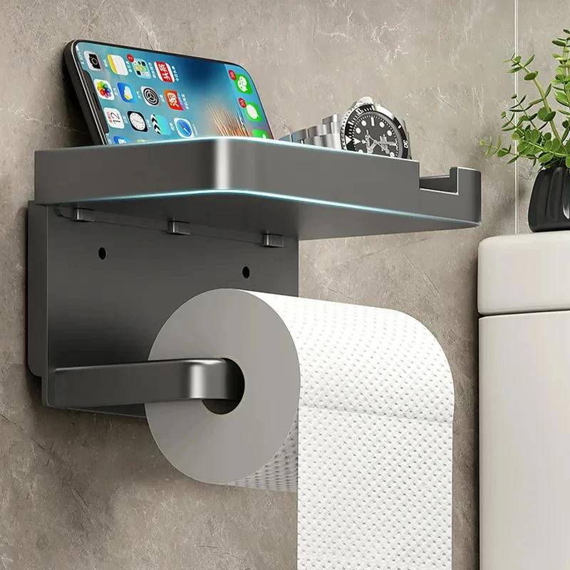Paper Toilet Holder Plastic Storage Rack Kitchen Towel Placement Of Seasoning Bottles Bathroom Wall Roll Of Paper Phone Storage