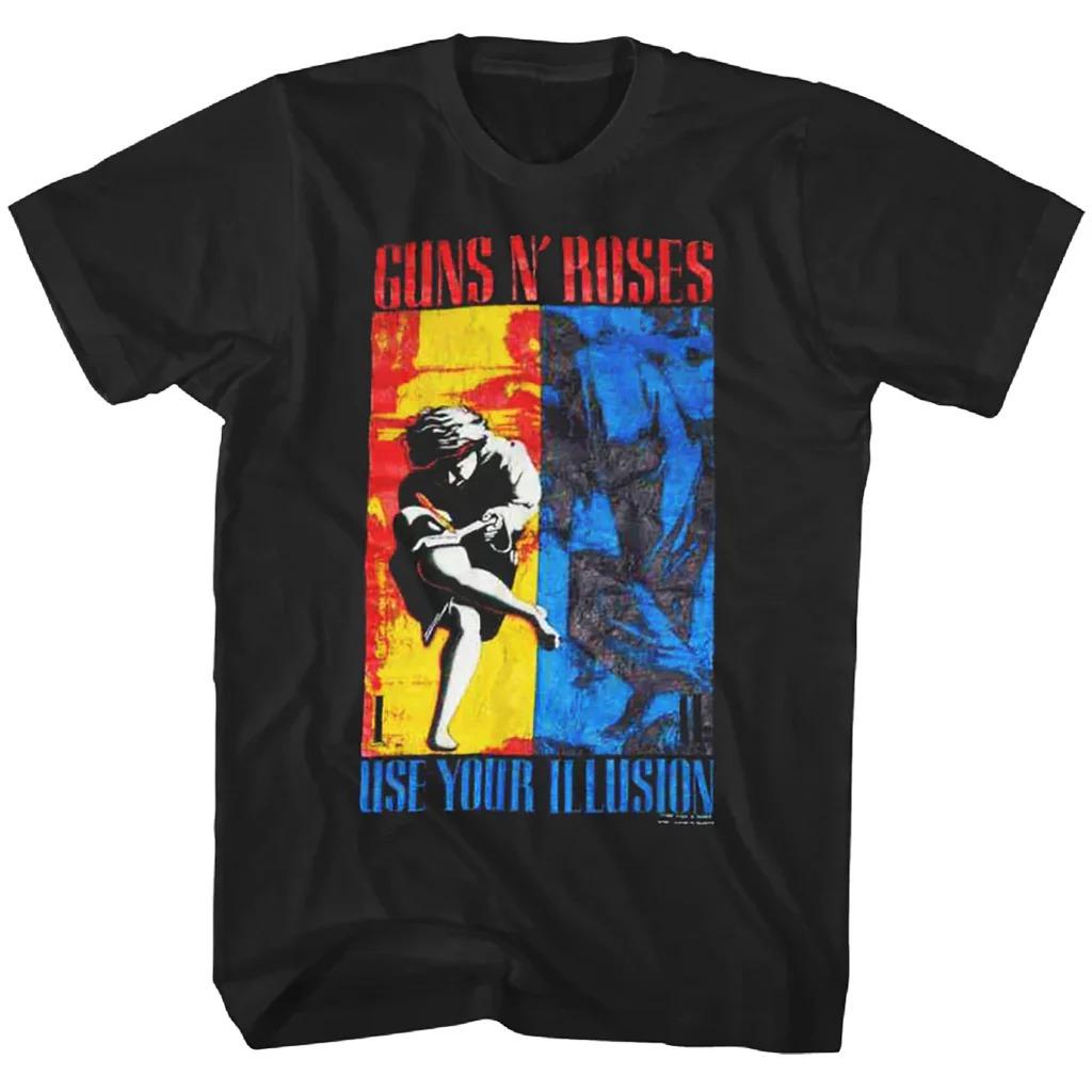 

Guns N Roses Illusions T-shirt High-end Luxury Is for Both Men and Women Top Y2k 2026 Summer M