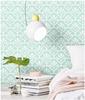 Blue And White Peel And Stick Wallpaper Damasks Trellis Fan Self-Adhesive Prepasted Wallpaper  Furniture Stickers Home Decortive