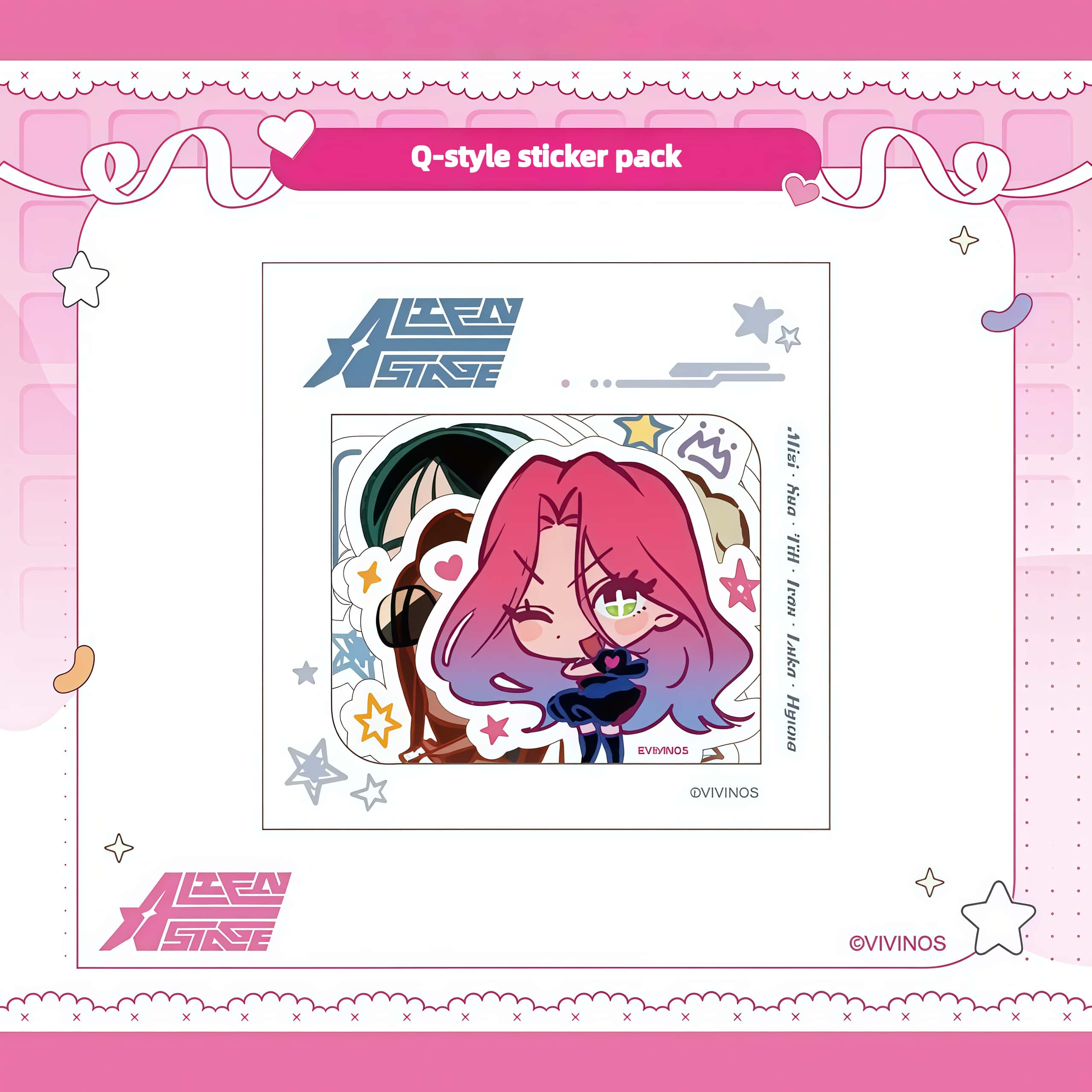 Наклейка из ПУ Alien Stage x Aimon Sticker（set）