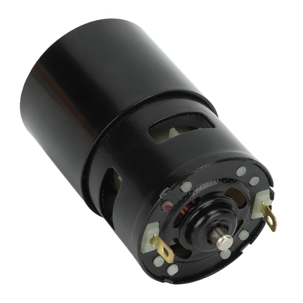 High Torsion DC Motor 12000RPM Round Shaft Fast Speed Red Copper Coil Electric Motor for Fan 12V