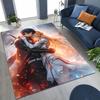 Anime SAO Sword Art Online Cartoon 3D Rug for Bedroom Living Room Sofa Home Doormat Decor, Large Kids Play Non-slip Floor Mat