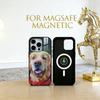 Oil painting of a dog Phone Case For iPhone17,16,15,14,13,12,11 Plus,Pro Magnetic with Magsafe Wireless Charging